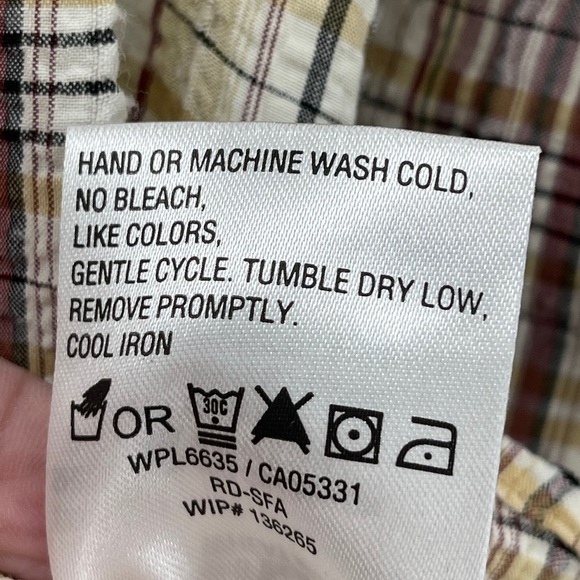 Woolrich Lightweight Plaid Button Down Top​ - Picture 6 of 6